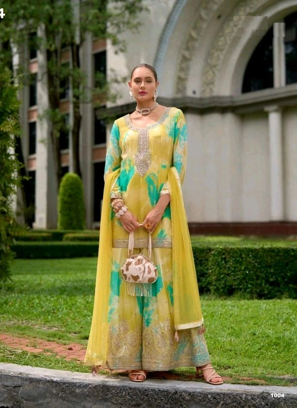 GabaTimes  Designer Sharara Set  - L