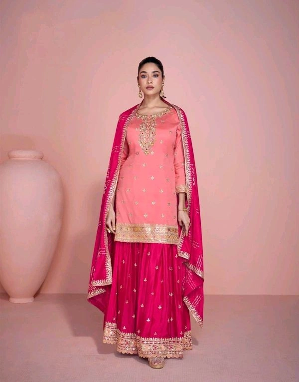 GabaTimes  Designer Plazo Set Collection  - M