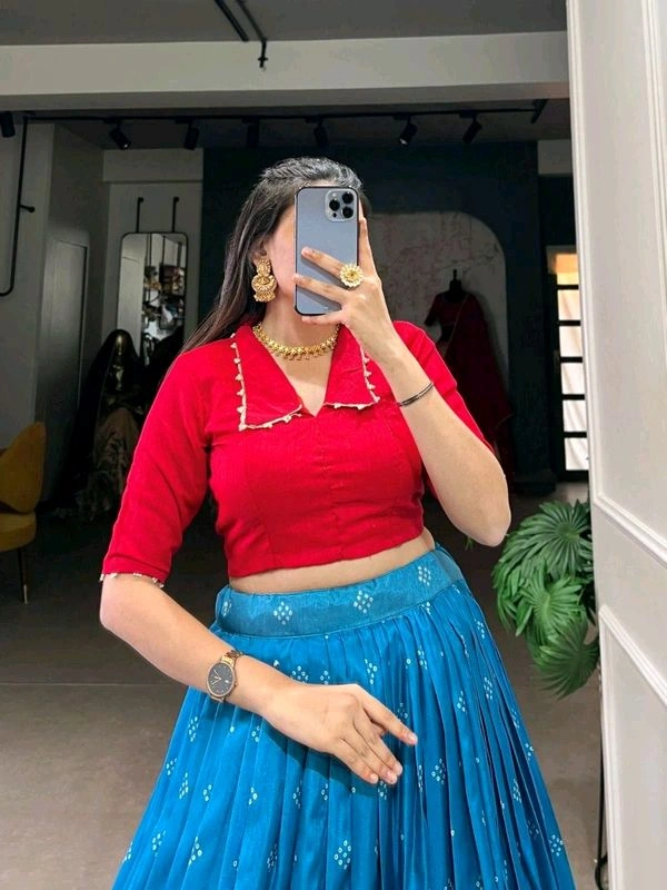 GabaTimes  Designer Co Ord Set  - Sky blue
