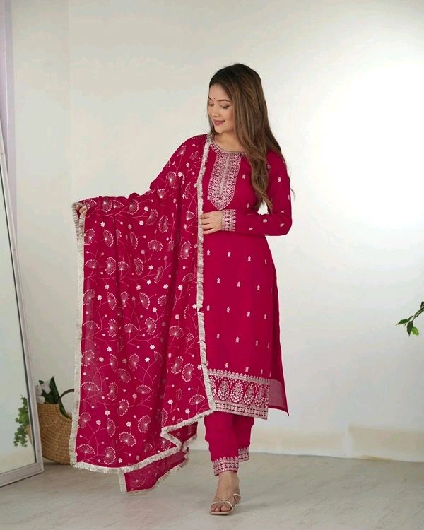 GabaTimes  Ready To Wear Kurti Pant Duppta - S