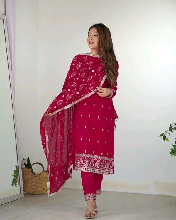 GabaTimes  Ready To Wear Kurti Pant Duppta - Xl