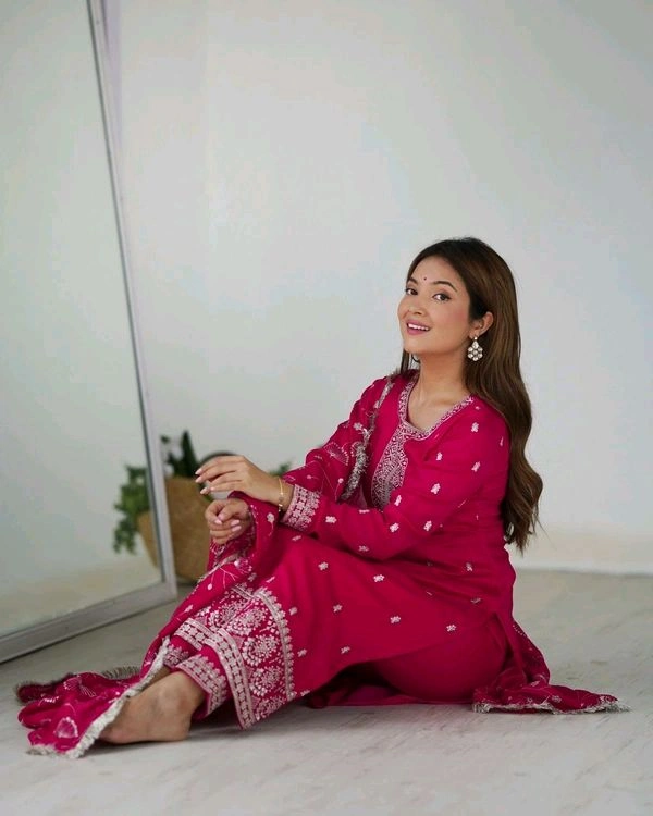 GabaTimes  Ready To Wear Kurti Pant Duppta - Xl