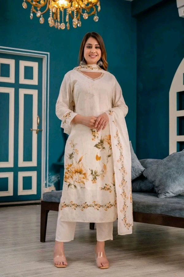GabaTimes  Kurti Pant Dupatta  - L
