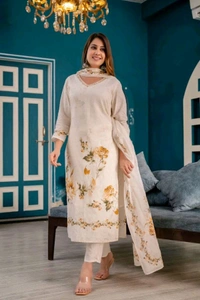 GabaTimes  Kurti Pant Dupatta  - L