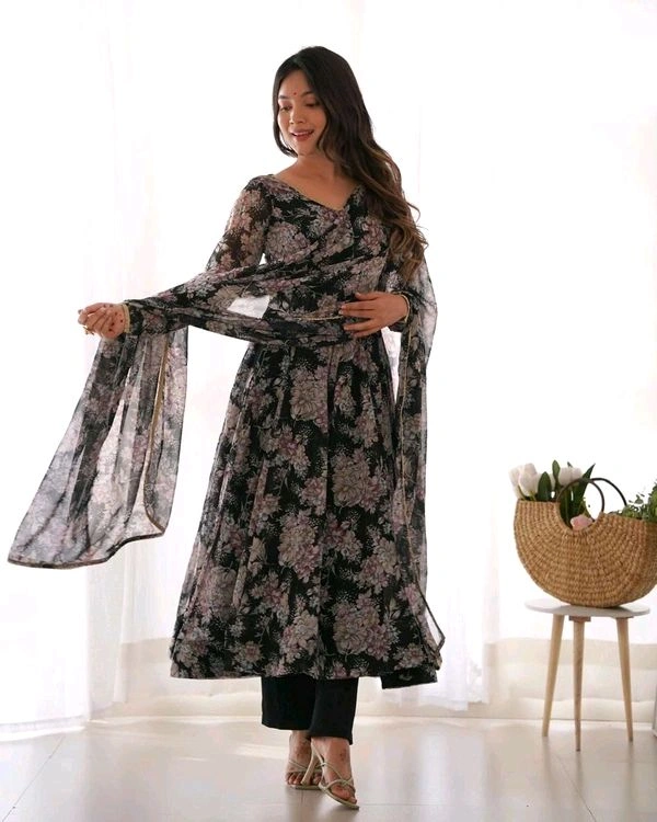GabaTimes  Anarkali Suit Set Collection  - colour 1, Xs