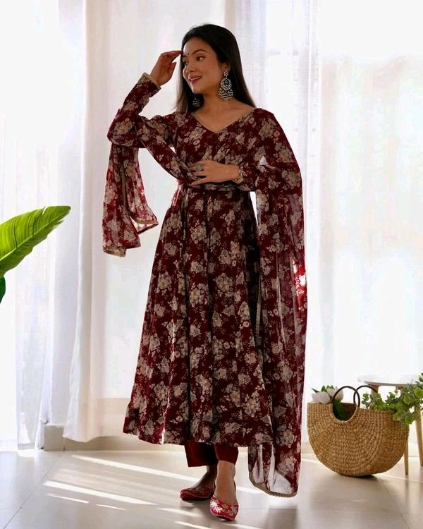GabaTimes  Anarkali Suit Set Collection  - colour 2, Xs