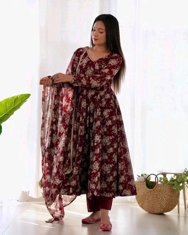 GabaTimes  Anarkali Suit Set Collection  - colour 2, Xl