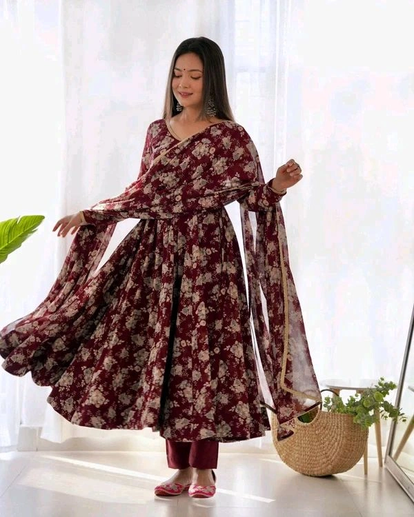 GabaTimes  Anarkali Suit Set Collection  - colour 2, 2Xl