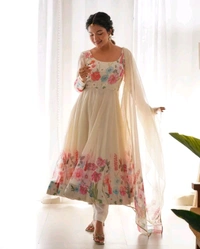 GabaTimes  Anarkali Suit Set Collection  - colour 1, Xs
