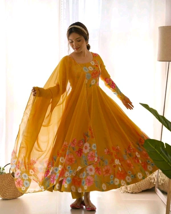 GabaTimes  Anarkali Suit Set Collection  - colour 4, Xl