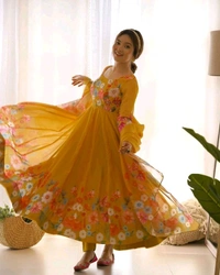 GabaTimes  Anarkali Suit Set Collection  - colour 4, Xl