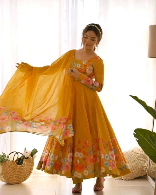 GabaTimes  Anarkali Suit Set Collection  - colour 4, 2Xl