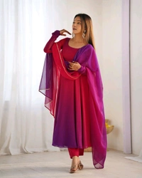GabaTimes  Anarkali Suit Set Collection  - L