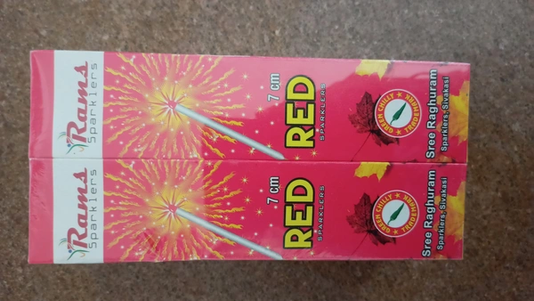 7cm Red Spaklers