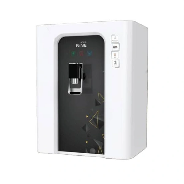 Aqua Nine Water purifier with digital display With RO + COPPER+ ALKALINE + TDS White Variants  - Black