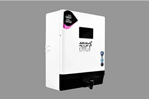 Aqua DIGI Water Purifier RO+Alkaline + Copper +TDS CONTROLLER 12 liter New Advance Technology premium  RO Water Purifier - Black
