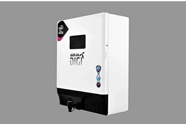 Aqua DIGI Water Purifier RO+Alkaline + Copper +TDS CONTROLLER 12 liter New Advance Technology premium  RO Water Purifier - Black