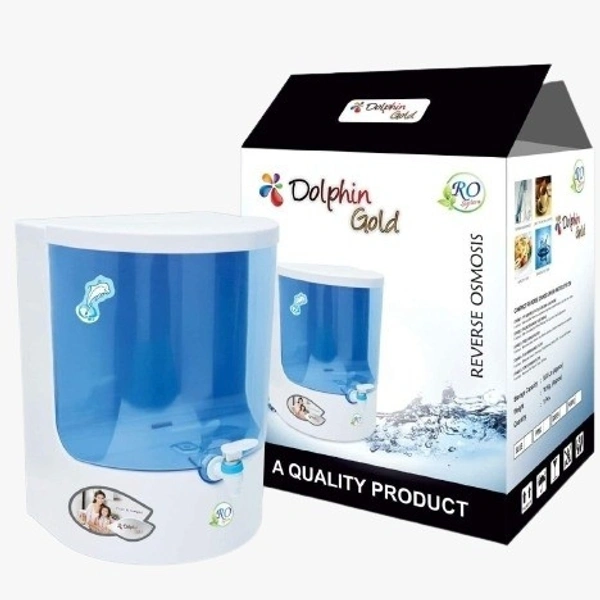 Dolphin Gold+ RO + Alkaline Ro + Tds Water Purifier - Ocean Blue