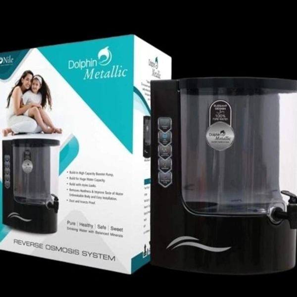 Dolphin Gold+ RO + Alkaline Ro + Tds Water Purifier - Black