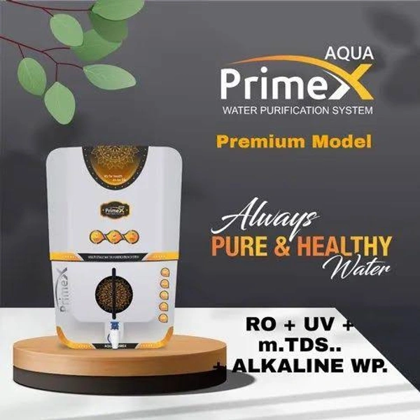 Aqua X Prime Copper Ro Water Purifier With Copp + Ro + TDS Adjuster With Copper Technology - White