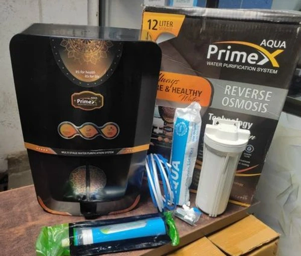 Aqua X Prime Copper Ro Water Purifier With Copp + Ro + TDS Adjuster With Copper Technology - White