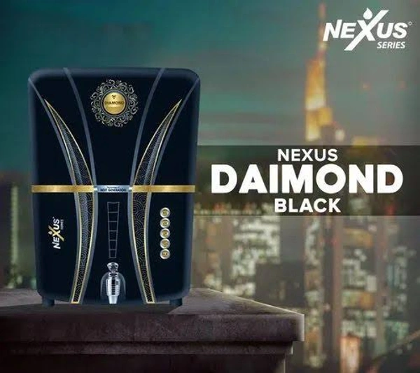 Nexus Diamond 12 Ltr RO + Copper + Tds  Water Purifier | Water Purifier For Home | Water Purifier Filter For Home | Mineral Water Purifier - Diamond White