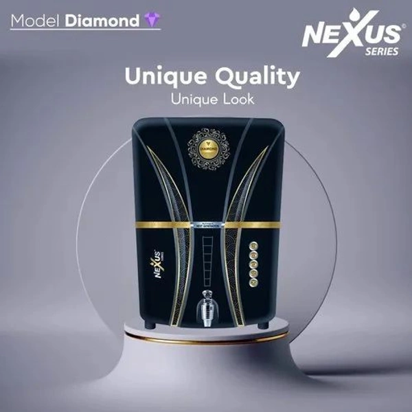 Nexus Diamond 12 Ltr RO + Copper + Tds  Water Purifier | Water Purifier For Home | Water Purifier Filter For Home | Mineral Water Purifier - Diamond White