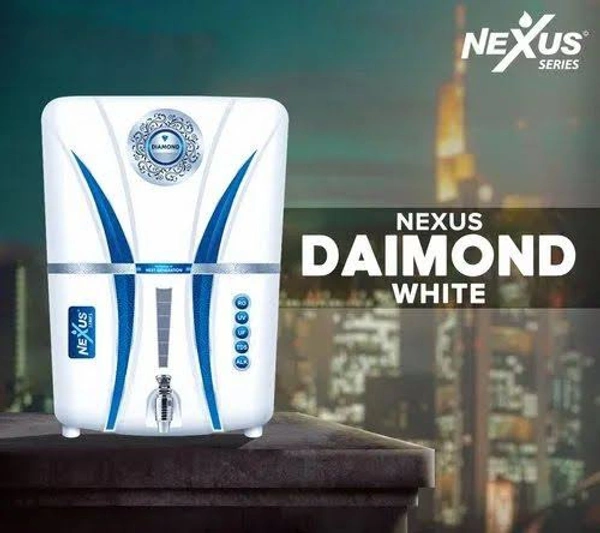 Nexus Diamond 12 Ltr RO + Copper + Tds  Water Purifier | Water Purifier For Home | Water Purifier Filter For Home | Mineral Water Purifier - Diamond White