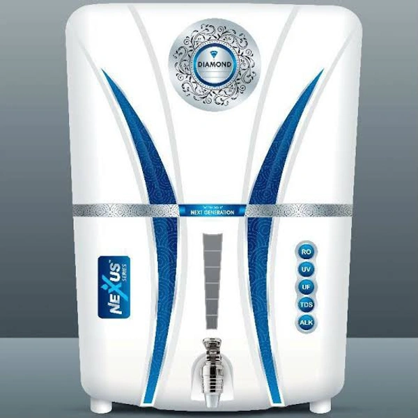 Nexus Diamond 12 Ltr RO + Copper + Tds  Water Purifier | Water Purifier For Home | Water Purifier Filter For Home | Mineral Water Purifier - Diamond White