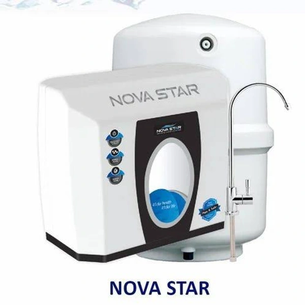 Nova Star 12 Stage 4 A + Minerals + Activated Carbon Technology I 12L/Hr. Water Purifier - White