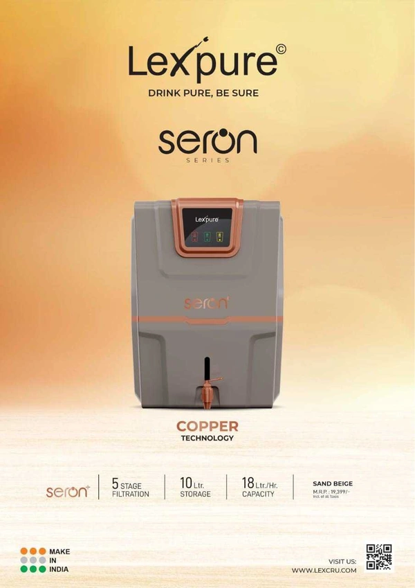 Lexpure Imported Alkaline Ro with silver nano & TDS Controller Technology - Silver Nano