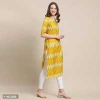 Fashionable Straight Multicoloured Printed Crepe Kurta For Women Combo Pack Of 2 - S-37