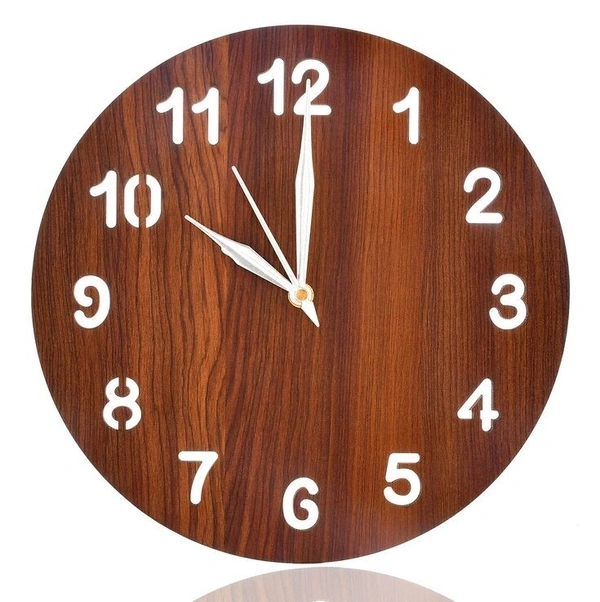 Wooden Analog Wall Clock for Home Living Room Bed Room Office Kids Room Home Decor
