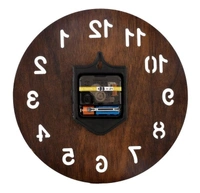 Wooden Analog Wall Clock for Home Living Room Bed Room Office Kids Room Home Decor