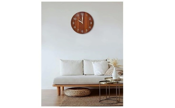 Wooden Analog Wall Clock for Home Living Room Bed Room Office Kids Room Home Decor