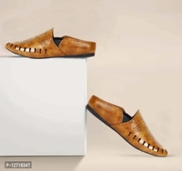 Austrich Men Stylish Mojari For Men - Tan, EURO43