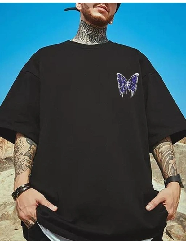 Hadar TRENDY HADAR MEN'S T-SHIRTS  - Black, L