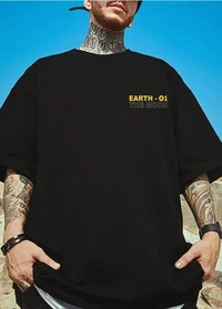 Hadar TRENDY HADAR MEN'S T-SHIRTS  - Black, S