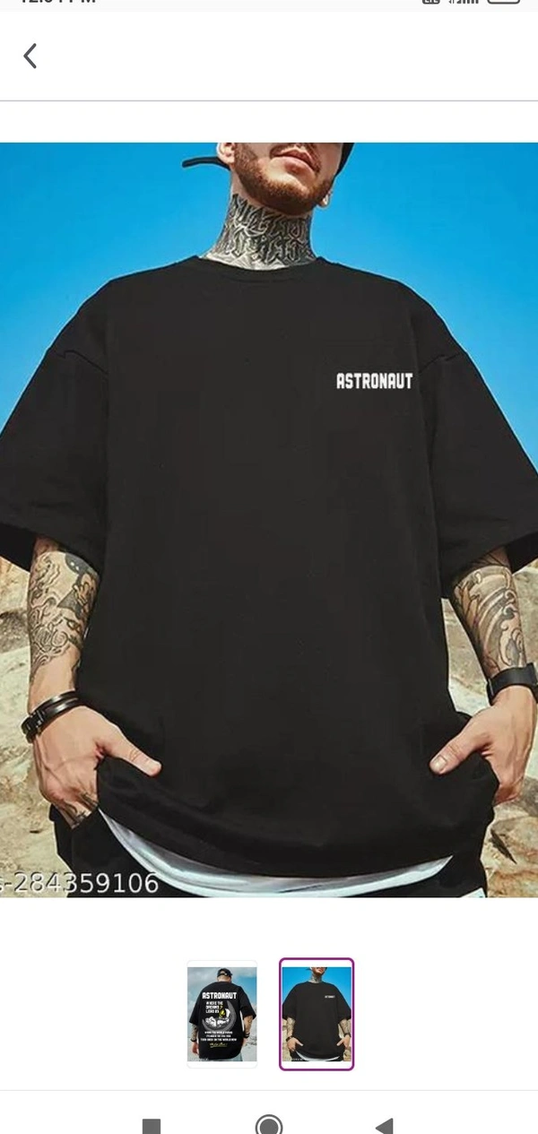 Hadar TRENDY HADAR MEN'S T-SHIRTS  - Black, L
