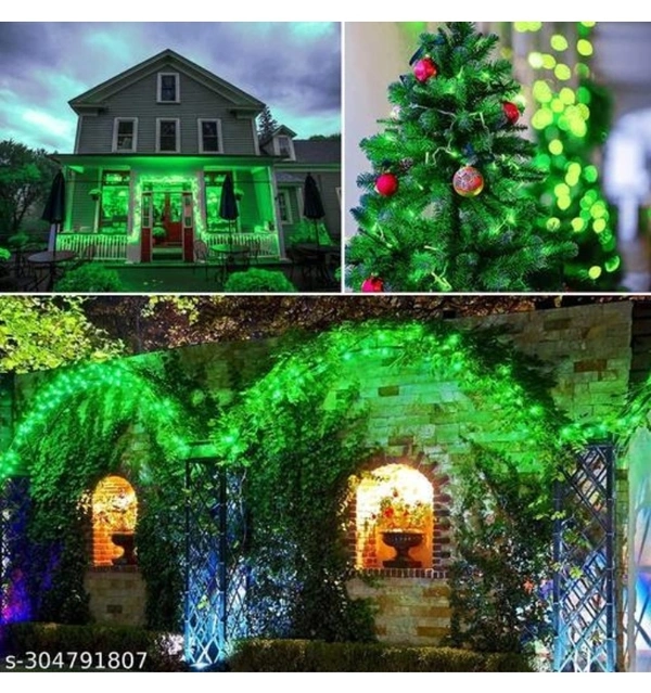 MPROW 11 Meter 40 LED Diwali Decorative Green Led String Light
