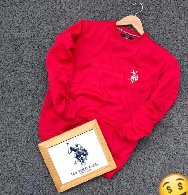 Unisex Sweatshirt  - Red, L