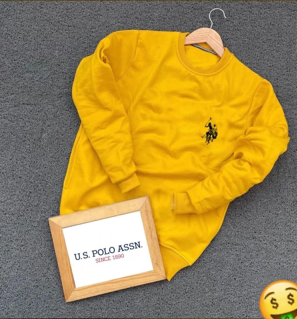 Unisex Sweatshirt  - Yellow Orange, XXL