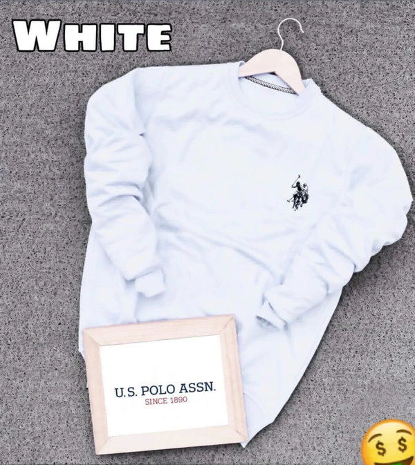 Unisex Sweatshirt  - White, XL
