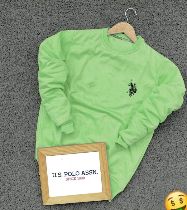 Unisex Sweatshirt  - Screamin' Green, M