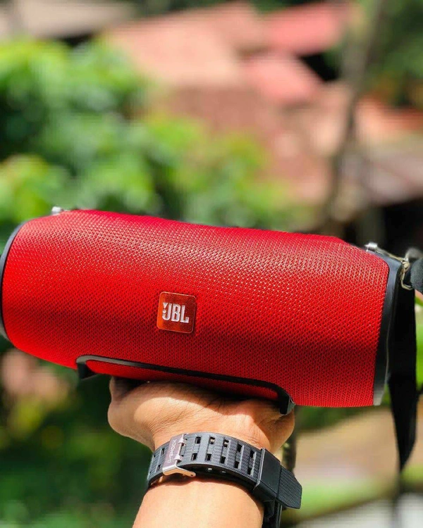 JBL Wireless Portable Bluetooth Speaker, Signature Sound with Powerful Bass Radiator, Vibrant Colors with Rugged Design - Black