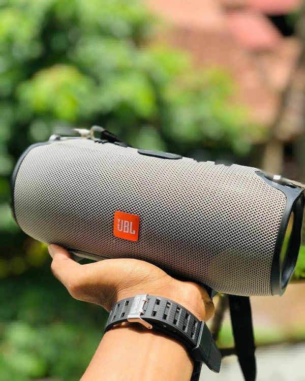 JBL Wireless Portable Bluetooth Speaker, Signature Sound with Powerful Bass Radiator, Vibrant Colors with Rugged Design - Black