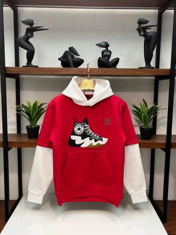 CONVERSE WINTER HOODIES FOR MEN  - Red, M