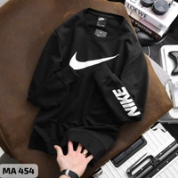 NikE NIKE Premium Sweatshirt Collections For Winter - Black, 4XL