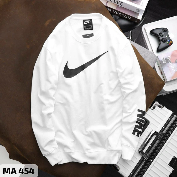NikE NIKE Premium Sweatshirt Collections For Winter - White, 3XL