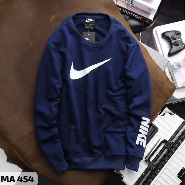 NikE NIKE Premium Sweatshirt Collections For Winter - Dark Blue, 5XL